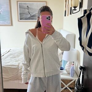 Banana republic zip up hoodie